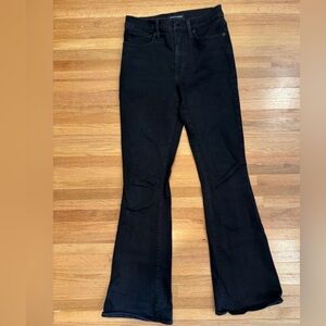 Lucky brand Black Flared wide leg Jeans